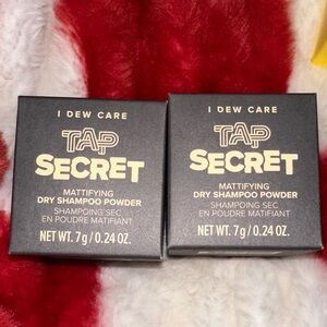 I Dew Care Tap Secret Mattifying Dry Shampoo Powder Set of 2 NIB
